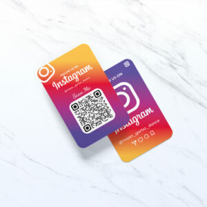 Custom Printed Instagram NFC Cards